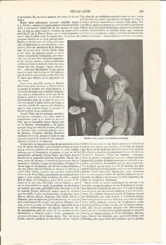 LAMINA V03695: Madre e hijo por F. Domingo
