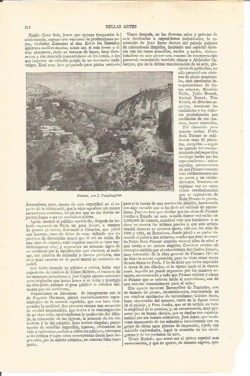 LAMINA V03692: Paisaje por J. Puigdengolas