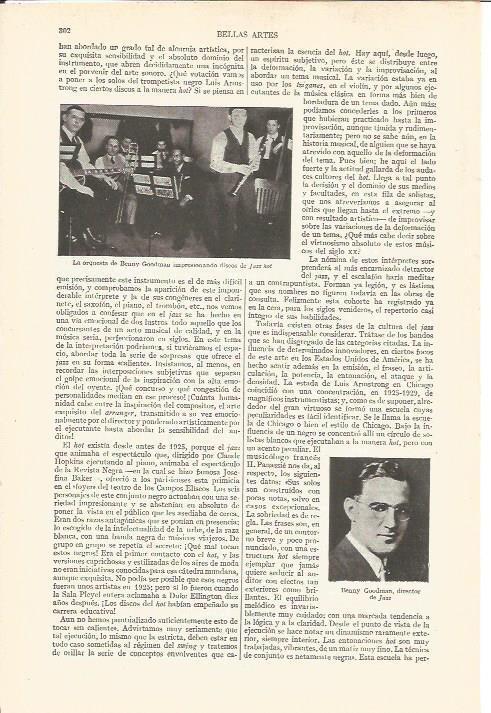 LAMINA V03688: Orquesta de Benny Goodman y B. Goodman