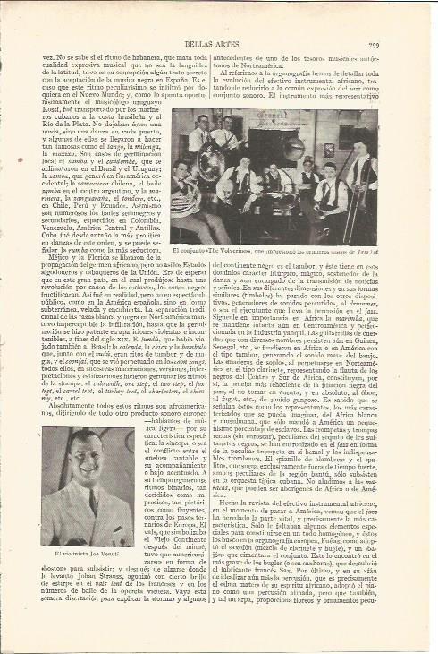 LAMINA V03687: The Volverines y Jose Venuti