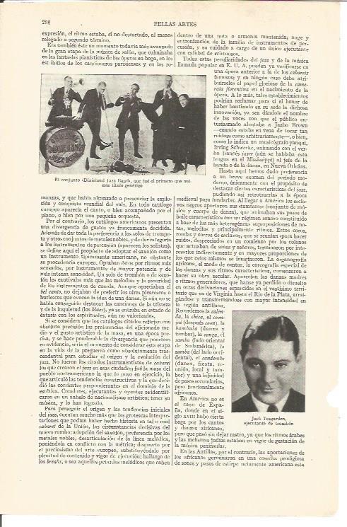 LAMINA V03686: Dixieland Jazz Band y Jack Teagarden