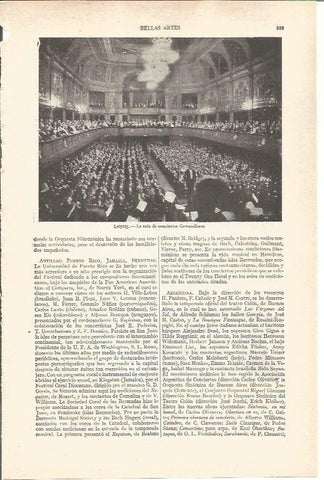 LAMINA V03685: Sala de conciertos Gewandhaus en Leipzig