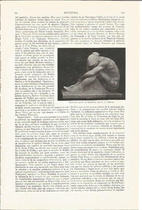 LAMINA V04131: Escultura para un mausoleo por G. Macias
