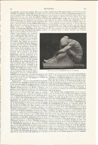 LAMINA V04131: Escultura para un mausoleo por G. Macias