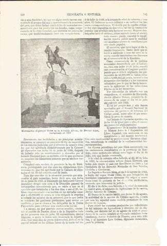 LAMINA V04142: Monumento al general Mitre en Buenos Aires