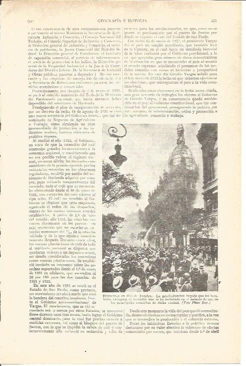 LAMINA V04154: Disturbios en Rio de Janeiro