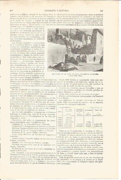 LAMINA V04153: Barricadas en las calles de Sucre