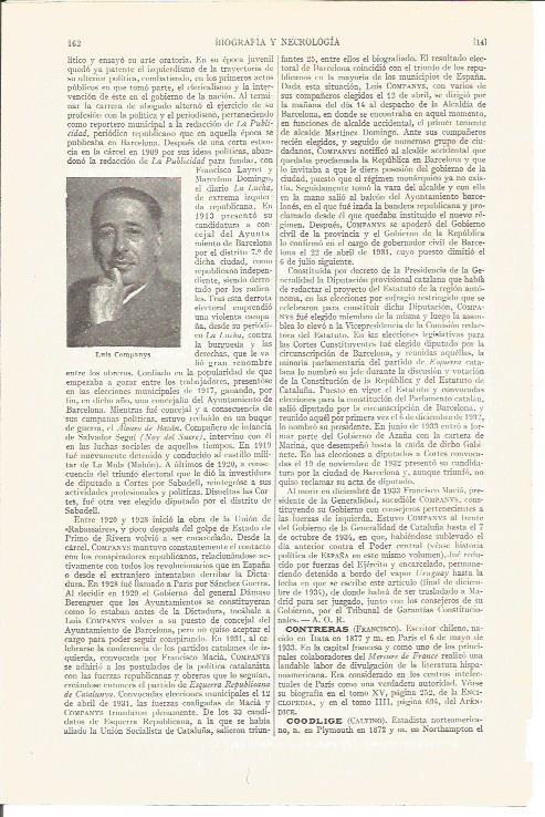 LAMINA V04122: Luis Companys