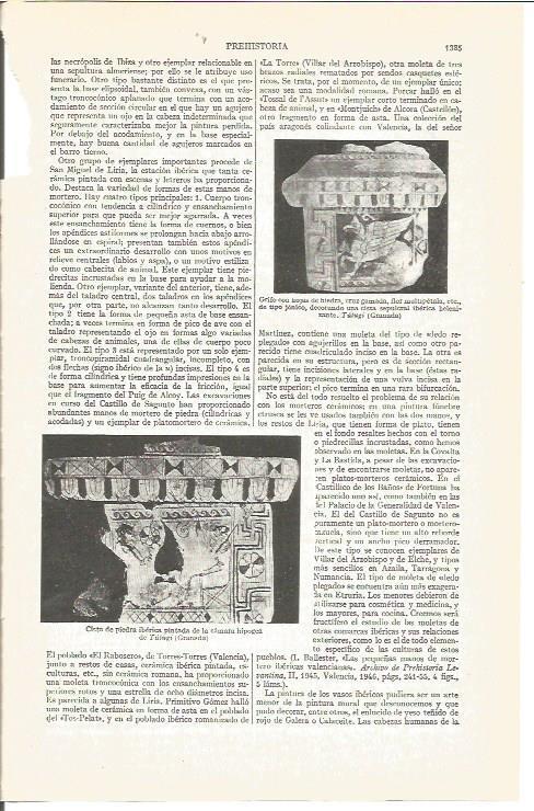 LAMINA V04093: Grifo con hojas de hiedra y cista de piedra de Tutugi, Granada