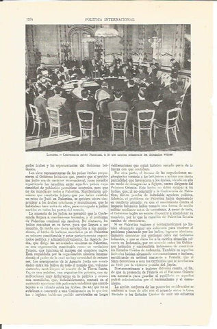 LAMINA V04083: Conferencia sobre Palestina en Londres
