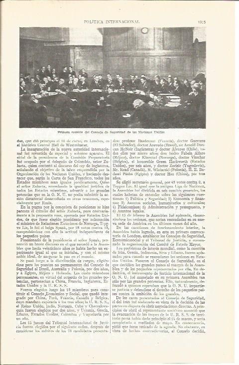 LAMINA V04082: Primera reunion del Consejo de Seguridad de las Naciones Unidas