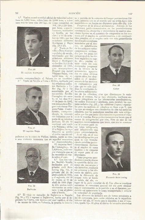 LAMINA V04117: Capitan Rodriguez, Collar, capitan Haya, Barberan y F. Rein Loring