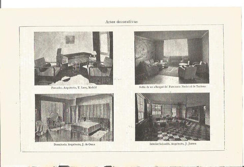 LAMINA V04109: Artes decorativas