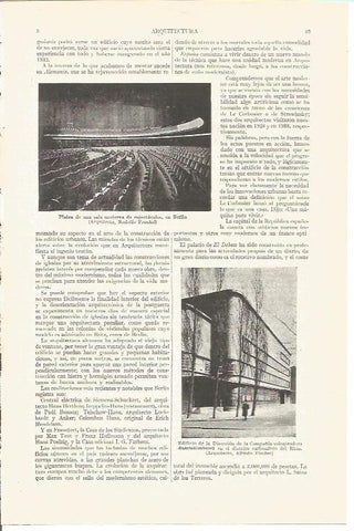 LAMINA V04105: Sala de espectaculos en Berlin y edificio Ruhrkohlenbesirk por A. Fischer