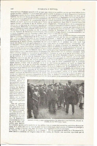 LAMINA V04162: Indalecio Prieto en una manifestacion