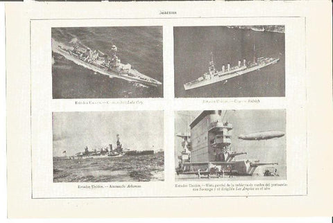 LAMINA V04209: Barcos de la marina de los Estados Unidos