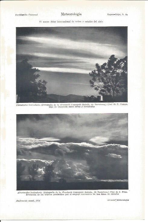 LAMINA V04224: El nuevo Atlas internacional de nubes y estados del cielo