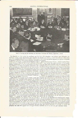 LAMINA V04080: Ministros de Relaciones Exteriores de Francia, Inglaterra y Rusia
