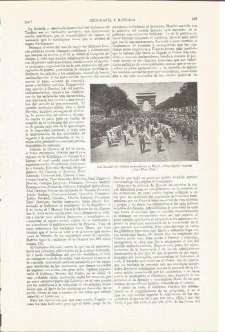 LAMINA V04179: Banda inglesa en Paris
