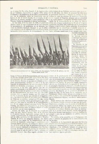 LAMINA V04176: Filipinos en la parada del 4 julio 1934