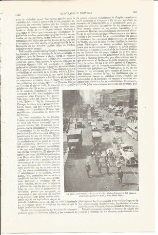 LAMINA V04171: Entierro de Mr. Malos Negocios en Nueva York