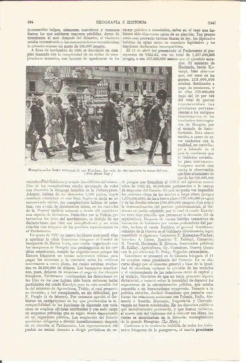 LAMINA V04184: Fiesta nacional de san Esteban en Hungria