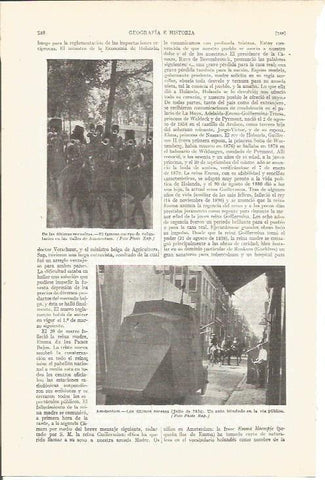 LAMINA V04183: Cuerpo de voluntarios y auto blindado en Amsterdam 1934
