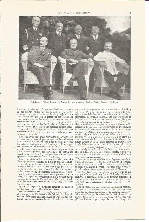 LAMINA V04078: Attlee, Truman, Stalin, Leahy, Bevin, Byrnes y Molotov