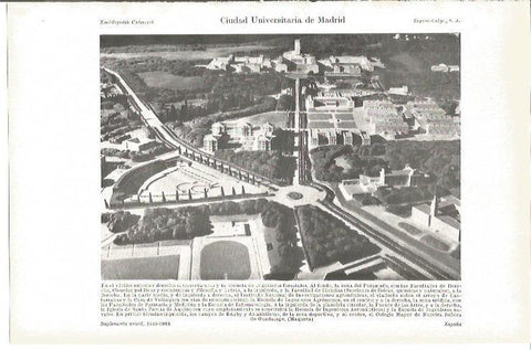 LAMINA V03963: Vista general Ciudad Universitaria de Madrid