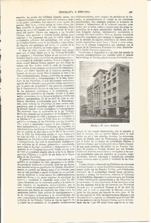 LAMINA V03985: Teatro Moderno en Manila