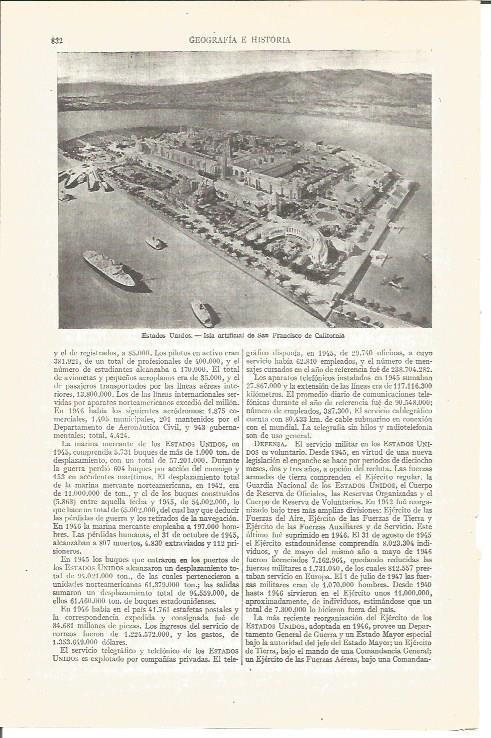 LAMINA V03980: Isla artificial de San Francisco de California, Estados Unidos