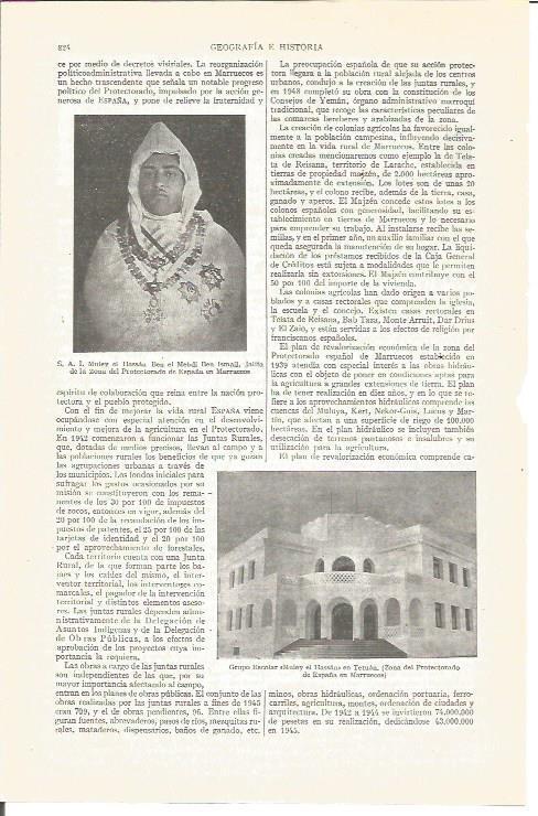 LAMINA V03976: Muley el Hassan y grupo escolar Muley el Hassan en Tetuan
