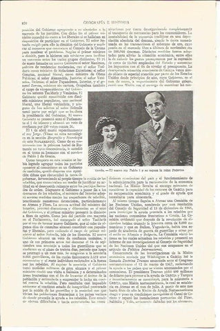 LAMINA V03993: El rey Pablo I y la reina Federica