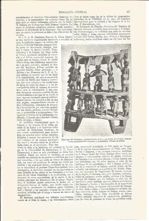 LAMINA V03919: Silla real del Dahomey
