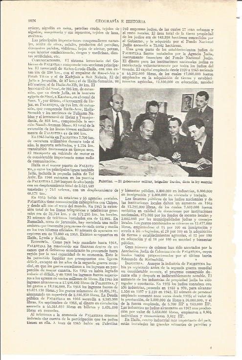 LAMINA V03947: Brigadier Davies en Palestina