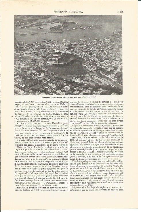 LAMINA V03945: Puerto de Stavangen, Noruega