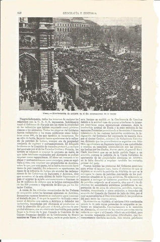 LAMINA V03939: Manifestacion de mujeres en Viena