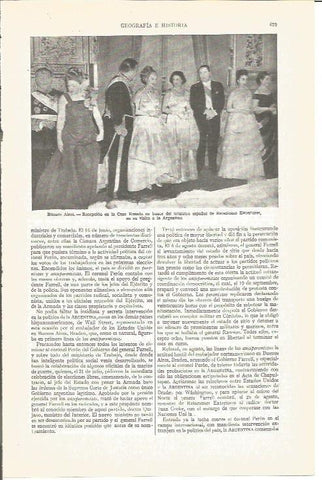 LAMINA V03936: Recepcion en la Casa Rosada, Argentina