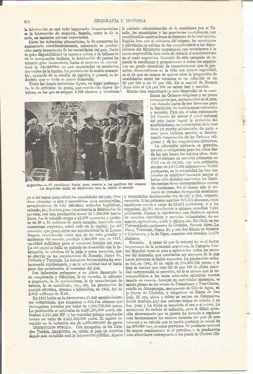 LAMINA V03934: Peron en el crucero La Argentina