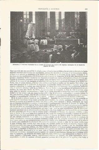 LAMINA V03932: Pontificado de la Catedral de Colonia en su septimo centenario 