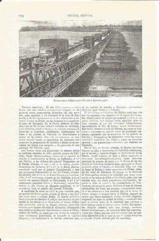 LAMINA V04048: Puente sobre el rio Rhin construido por el ejercito ingles