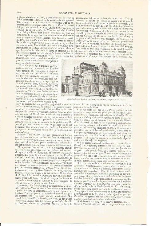 LAMINA V04045: Teatro nacional de Zagreb