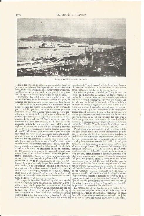 LAMINA V04039: Puerto de Estambul