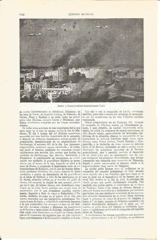 LAMINA V04056: Superfortalezas bombardeando Tokio