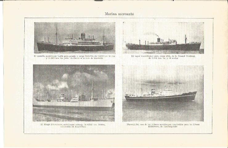 LAMINA V04066: Marina mercante