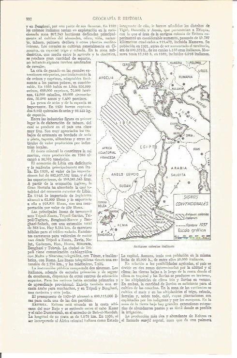 LAMINA V04013: Antiguas colonias de Italia