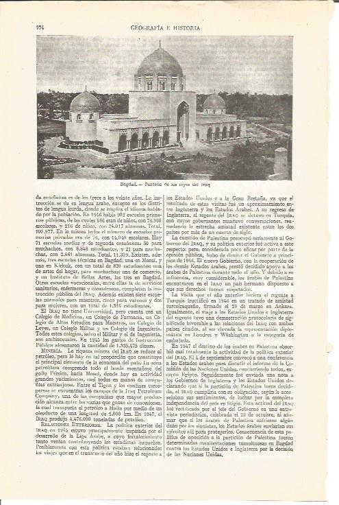 LAMINA V04010: Panteon de los reyes del Iraq, Bagdad