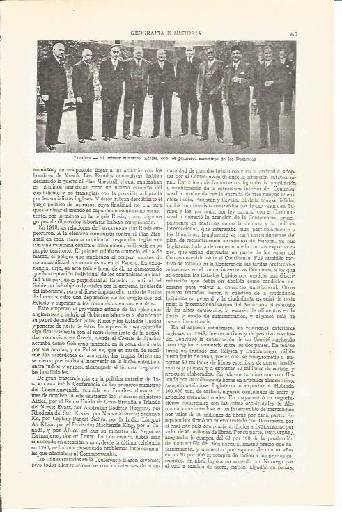 LAMINA V04001: Attlee con los ministros de los Dominios