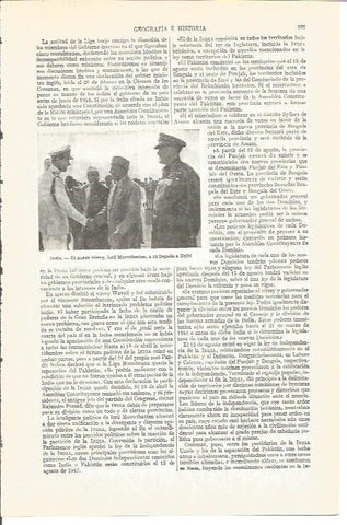 LAMINA V03999: Lord Mounbatten a su llegada a Delhi