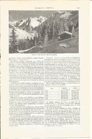 LAMINA V04032: Vista de Engadina en Suiza